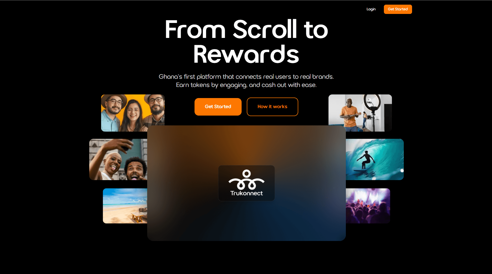 Trukonnect Homepage screenshot